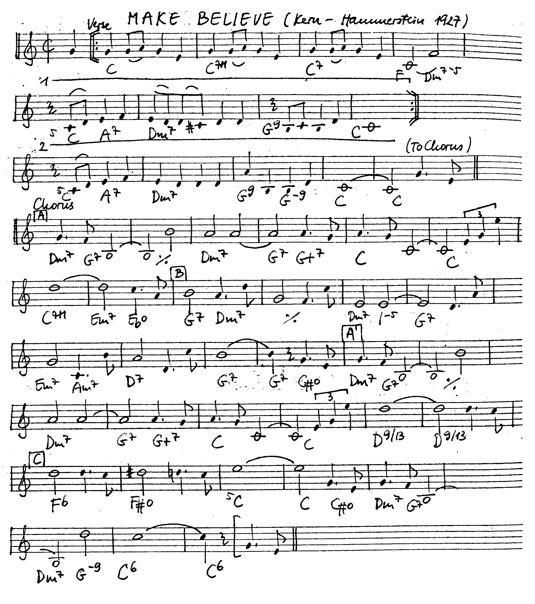 make believe leadsheet – book us for your next 20s or gatsby event